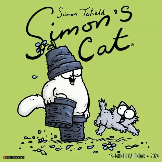 Willow Creek Simon's Cat 2024 12 x 12 Wall Calendar w