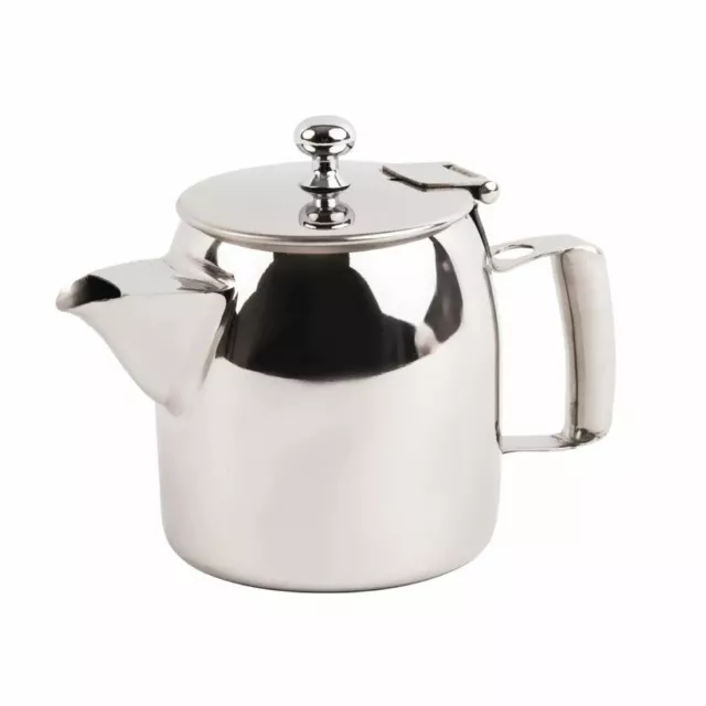 Olympia Cosmos Tea Pot with Heat Resistant Handle Made of Stainless Steel 340ml