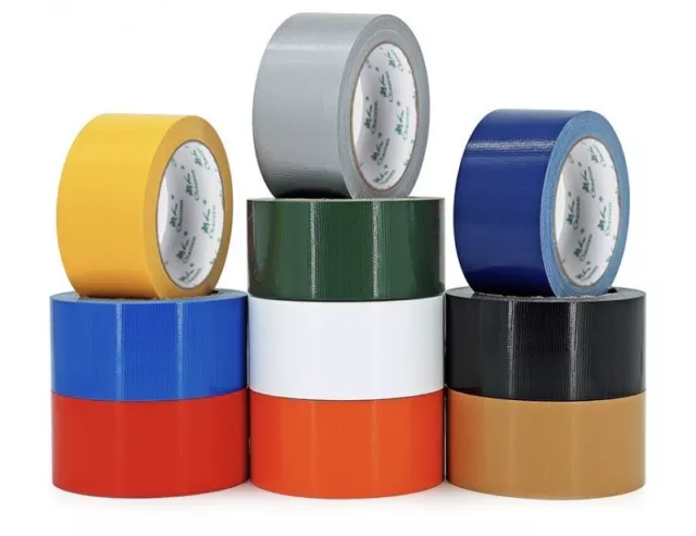 10m x 48mm Strong Waterproof Duct Tape Gaffer Tape Gaffa Tape Cloth Carpet Floor