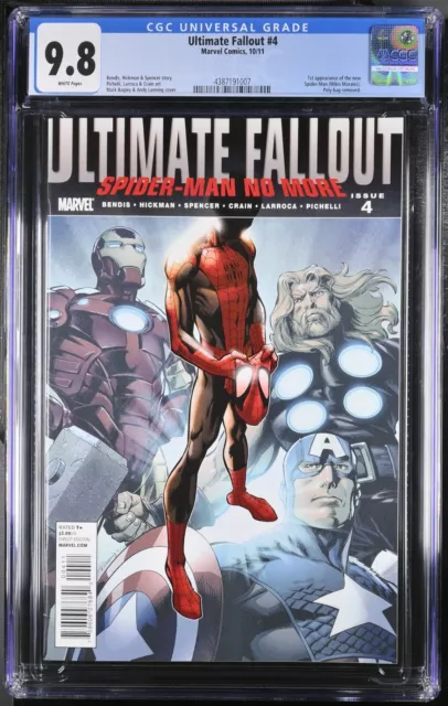 Ultimate Fallout #4 1st Print CGC 9.8 Absolutely Stunning! 1st App Miles Morales