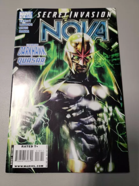 Marvel NOVA #18 Secret Invasion 2008 Darkhawk Quasar