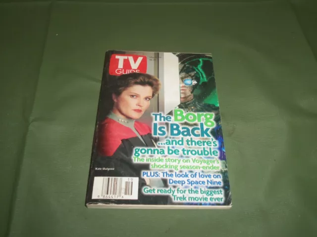TV Guide May 1997 Vtg Magazine Star Trek Voyager Kate Mulgrew Borg