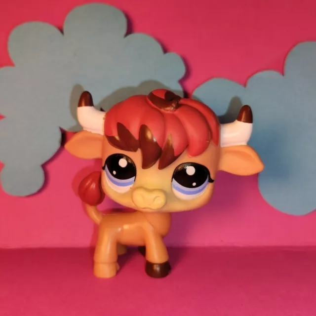 Littlest Pet Shop LPS 2522 - Near Perfect Bull Stier + Random Pets Included!