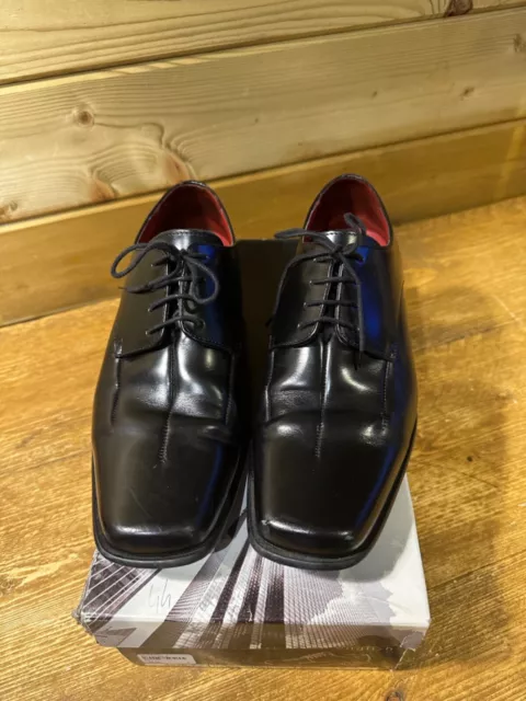 TOM ENGLISH DUBLIN Mens Formal Lace Up Shoes Black UK 11 EU 45