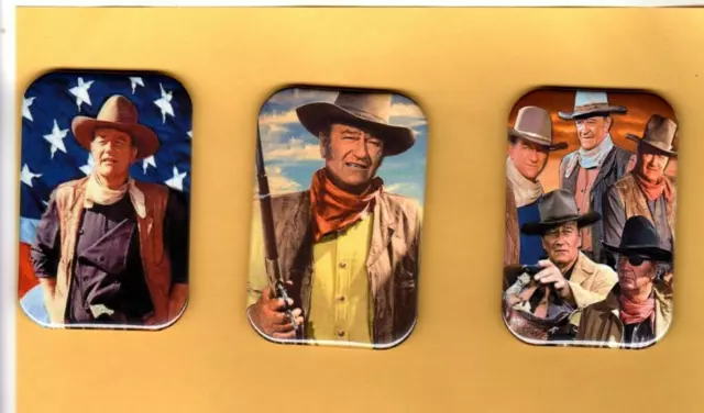 John Wayne 3 Refrigerator Magnet  2" X 3"  With Rounded Corner