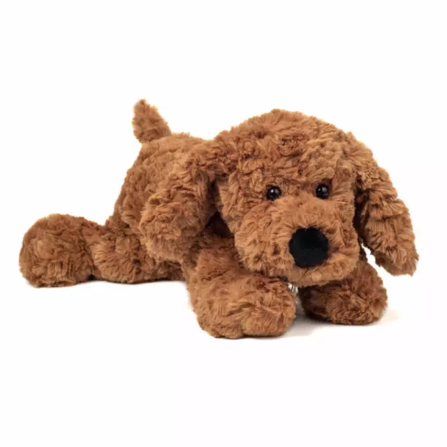 Teddy Hermann Schlenkerhund Kuscheltier Stofftier Plüschtier Hund Braun 28 cm