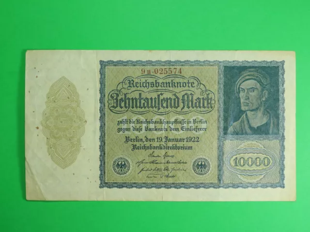 1922 Germany 1000 Marks Banknote SNo60277
