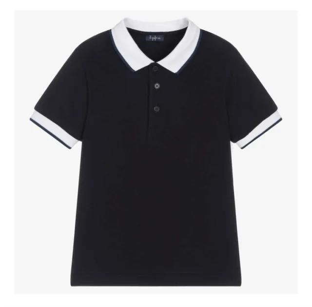 Il Gufo Short Sleeve Collared Polo Shirt, NEW WITH TAGS