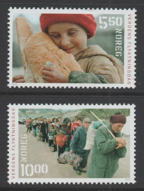 Norway 2003 World Refugee Day set of 2 Mint Unhinged