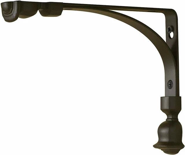 Lot of 2 Rubbermaid Bronze Tulip 6" x 8" Bracket Packs of 2 no tag (loc-8)
