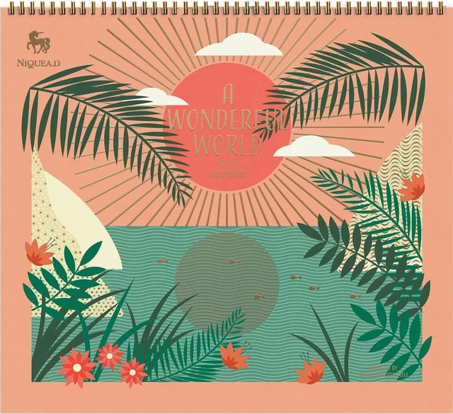 NIQUEAD 2023 CALENDAR A Wonderful World from artist Samantha Gresswell