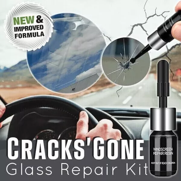 🔥Hot Sale🔥Cracks'Gone Glass Repair Kit (New Formula)