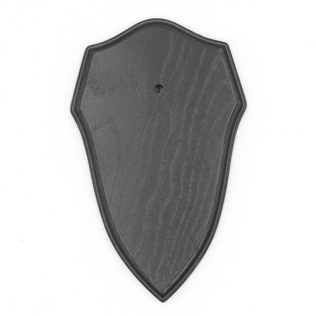 1 Pieza Escudo de Trofeo Forma para Ciervo Af 19CM X 11CM Deseada Roble