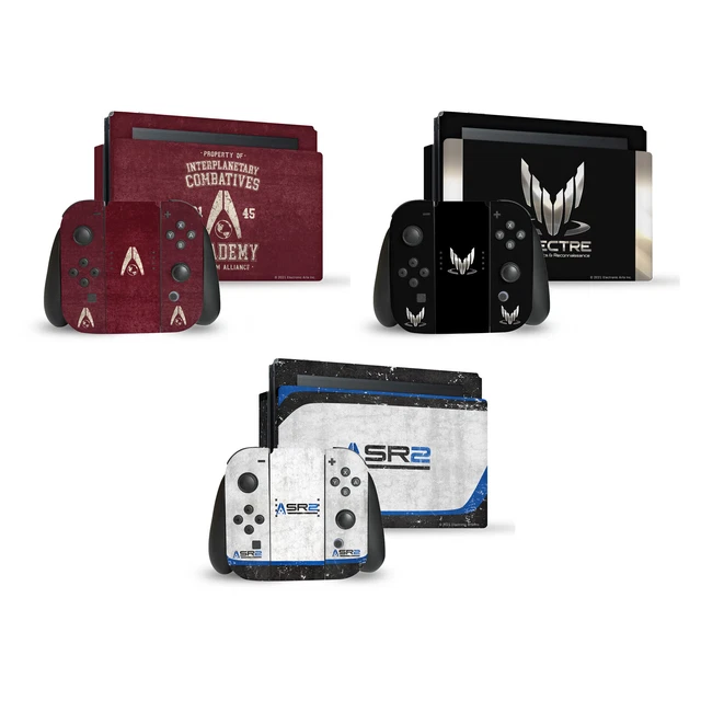 Ea Bioware Mass Effect 3 Badges And Logos Vinyl Skin For Nintendo Switch Bundle
