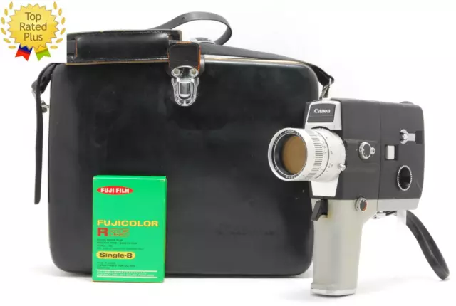 [Near Mint w/Box] Canon Single-8 518 Auto Zoom 8mm Film Movie Camera From Japan