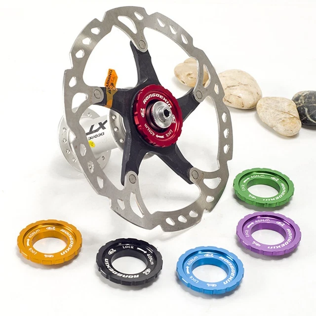 Center-Lock To6-Bolt Rotor Disc Adaptor Center-Lock Hubs For44mm Pitch Thru Axle