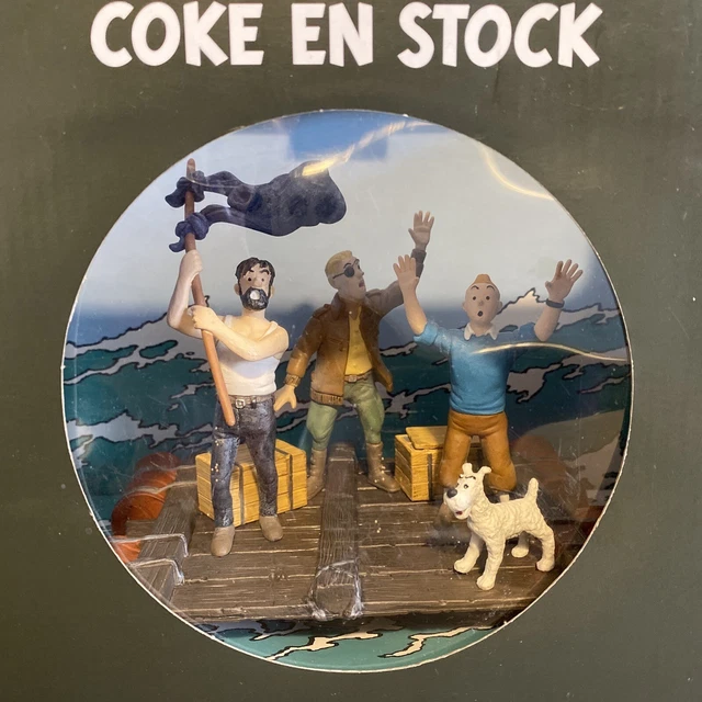 Grand coffret boite noire scene tintin coke en stock edition moulinsart - Collection