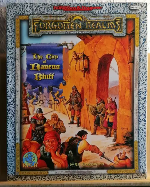 AD&D FORGOTTEN REALMS The City Of Ravens Bluff TSR 9575 Campaign Expansion & map