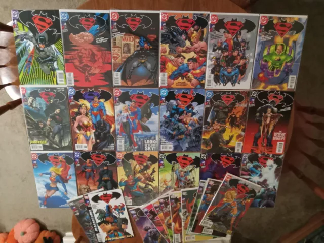 SUPERMAN / BATMAN COMPLETE SET 1-34 (of 1-87) Annual 1, 5 LOEB MCGUINNESS #8 #22