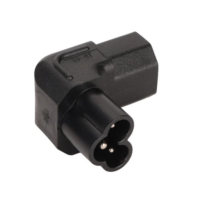 4PCS IEC320 C6 To C13 Power Adapter Plug And Play Right Angled 90 Degree