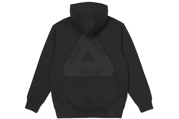 PALACE BLACK TRI BAGEL Hoodie Size Meduim Size M Mens Black