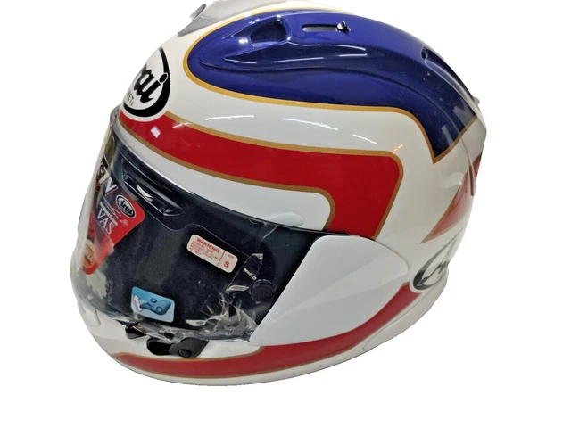 Helm Motorrad -ORIGINAL Arai- Freddie Spencer Replica mit Autorgramm hinten