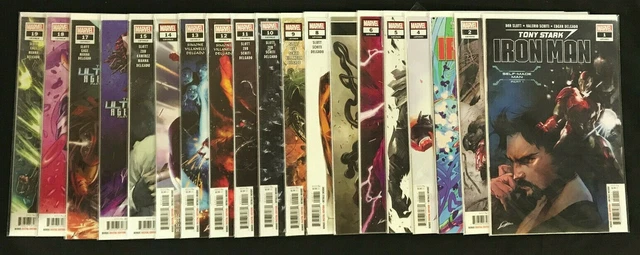 Marvel Tony Stark: Iron Man (2018-2020) 1-19 COMPLETE Lot of 19 Free Shipping! 2