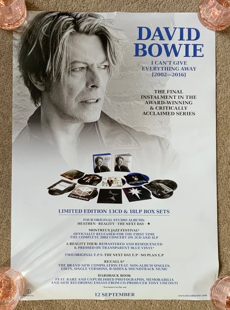DAVID BOWIE - I Can'T Give Everything Away - CD - P2222z EUR 199