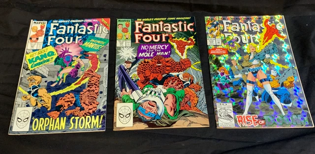 Marvel Comics Fantastic Four Comic Book Lot of 3 Books Numbers 323 329 375  KG