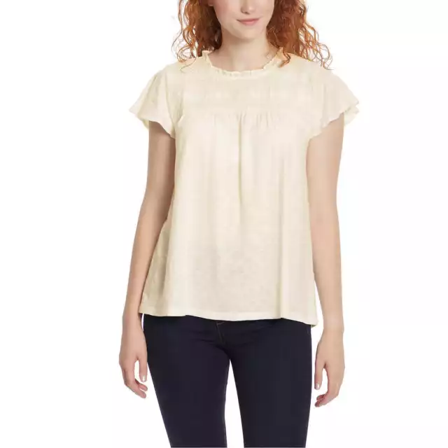 Ella Moss Ladies' Lace Trim Knit Top