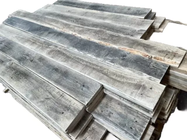 1m2 Reclaimed Recycled Pallet Wood Cladding. DIY Timber planks|board. Unsanded