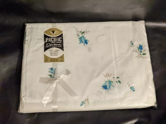 Vintage Pacific Doppio Aderente Foglio Cotone Pettinato Percalle Rosa' Amour New