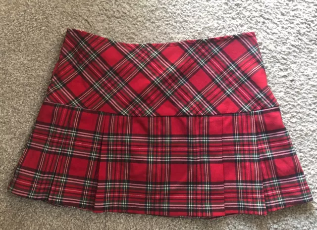 School Girl Student Red Plaid Skirt sexy Costume for Halloween Cosplay