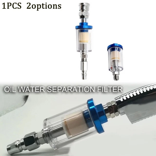 Separador de aceite de agua 1/4 de pulgada Adapt tipo C trampa de humedad para el hogar estilo japonés