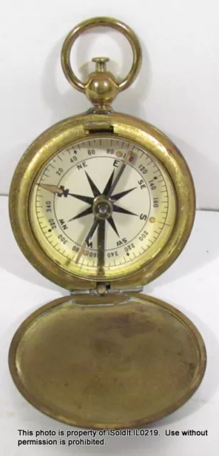 United States US WWII Military Army Air Force Waltham Pocket Type Compass