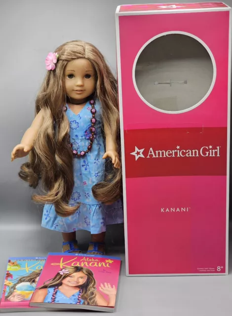 American Girl Kanani Akina 18” Doll Girl Of The Year 2 Books & Box 2011 Retired