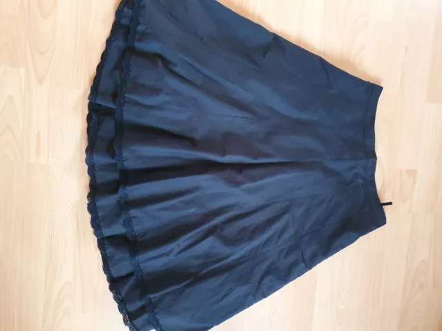 ROCK TRACHTEN PARTY ELEGANT CHiC SCHWARZ SPITZE Gr. 40