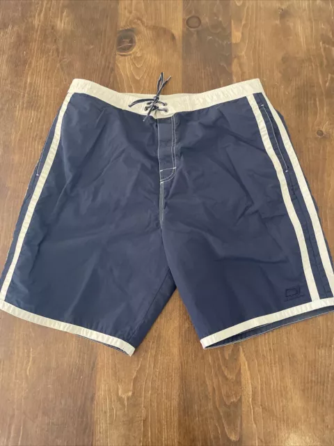 Old Navy Board Shorts Mens XL Blue Swim Trunks Drawstring Pockets Surf Swim