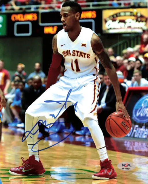 MONTE MORRIS signed 8x10  photo PSA/DNA Iowa State Cyclones Autographed