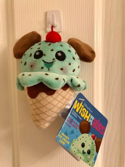 Disney Parks Wishables Mickey Ice Cream Cone Food Series Limited Release NWT