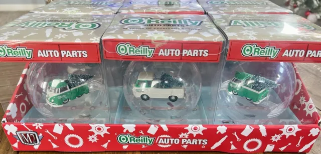 M2 Machines O'Reilly Exclusive Christmas Ornaments Full Set of 6 w/Display