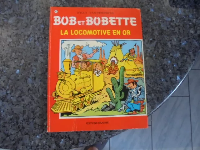 belle reedition brochee bob et bobette la locomotive en or