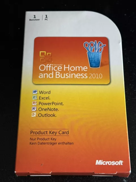 100 x Microsoft Office Home & Business 2010 PKC, versione completa con fattura IVA