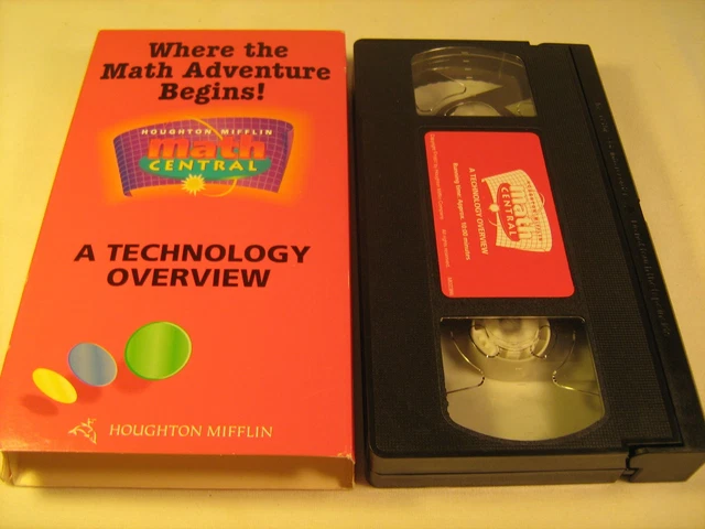RARE VHS TAPE WHERE THE MATH ADVENTURE BEGINS! A Technology Overview ...