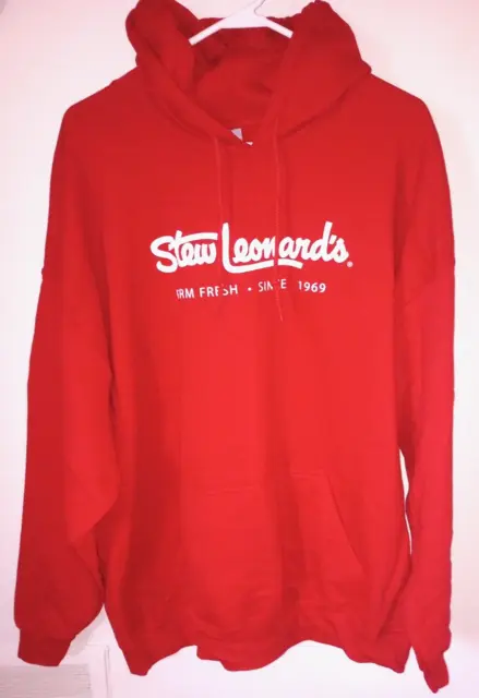 Stew Leonard’s Hooded Sweatshirt (2XL) - Grocery Store Dairy Chain in NY, NJ, CT
