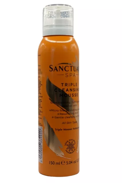 Sanctuary Spa Triple Démaquillage Mousse 150ml 2