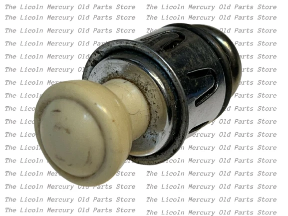 OEM Vintage Lincoln 1952-1957 Automotive Dash Cigarette Lighter Bone Knob Style