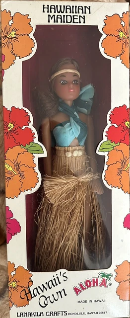 HULA VINTAGE HAWAIIAN Maiden Fashion Doll Hawaii’s Own Aloha Lanakila