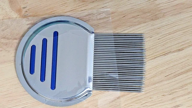 1 X Effective Metal Toothed Head-Lice Comb - Nit Flea & Lice Egg Removal 2