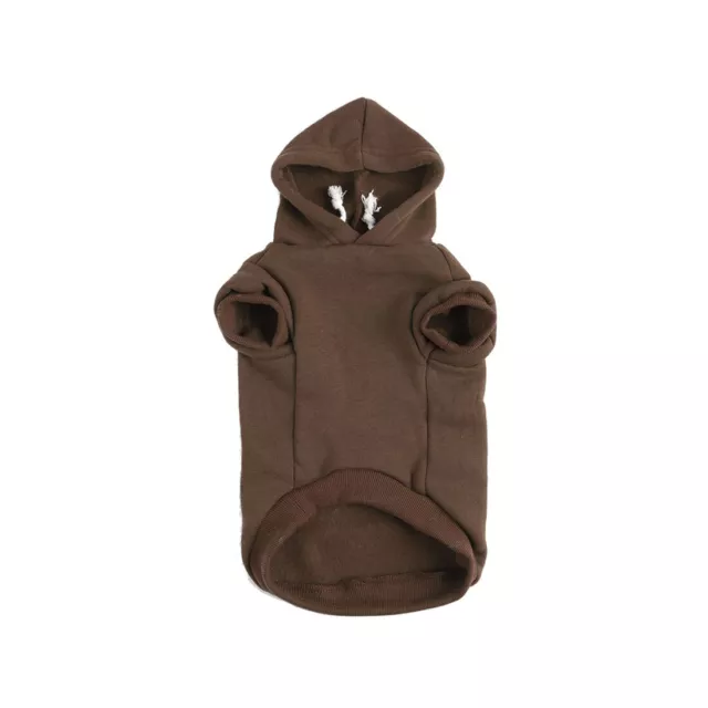 Coton Chien Hiver/Printemps/Automne Pull-over capuche Animal Manteau Marron L